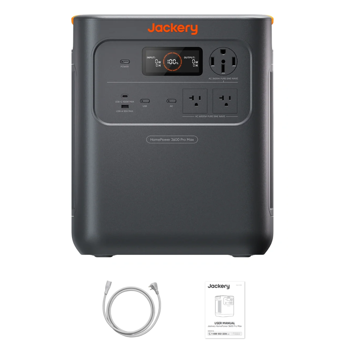 Jackery HomePower 3600 Pro Max Portable Power Station