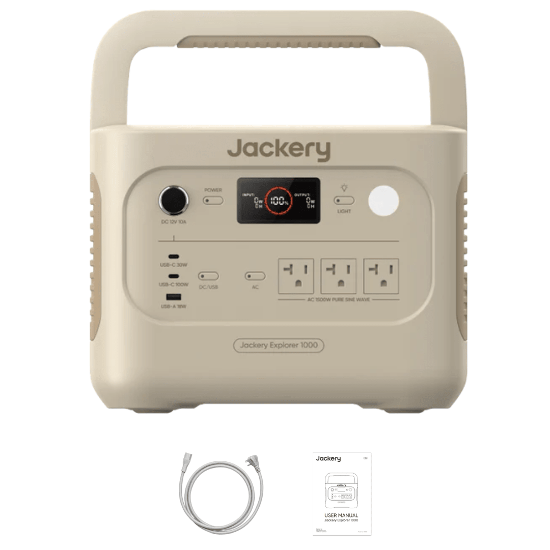 Jackery Explorer 1000 V2 Portable Power Station - Off Grid Stores
