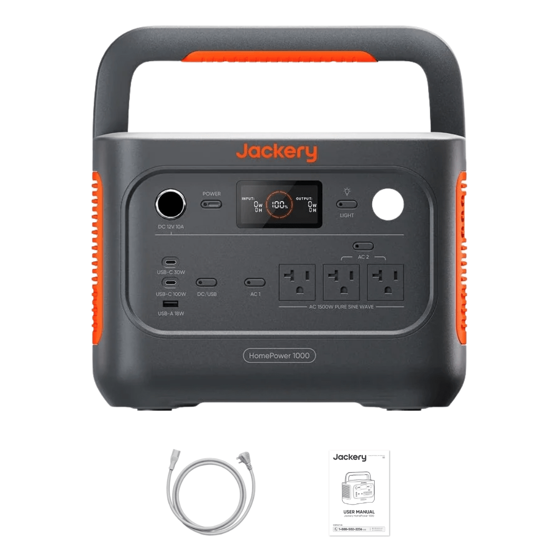 Jackery HomePower 1000 v2 Solar Generator & Kits