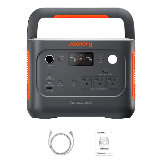 Jackery HomePower 1000 v2 Portable Power Station (Black) - Off Grid Stores