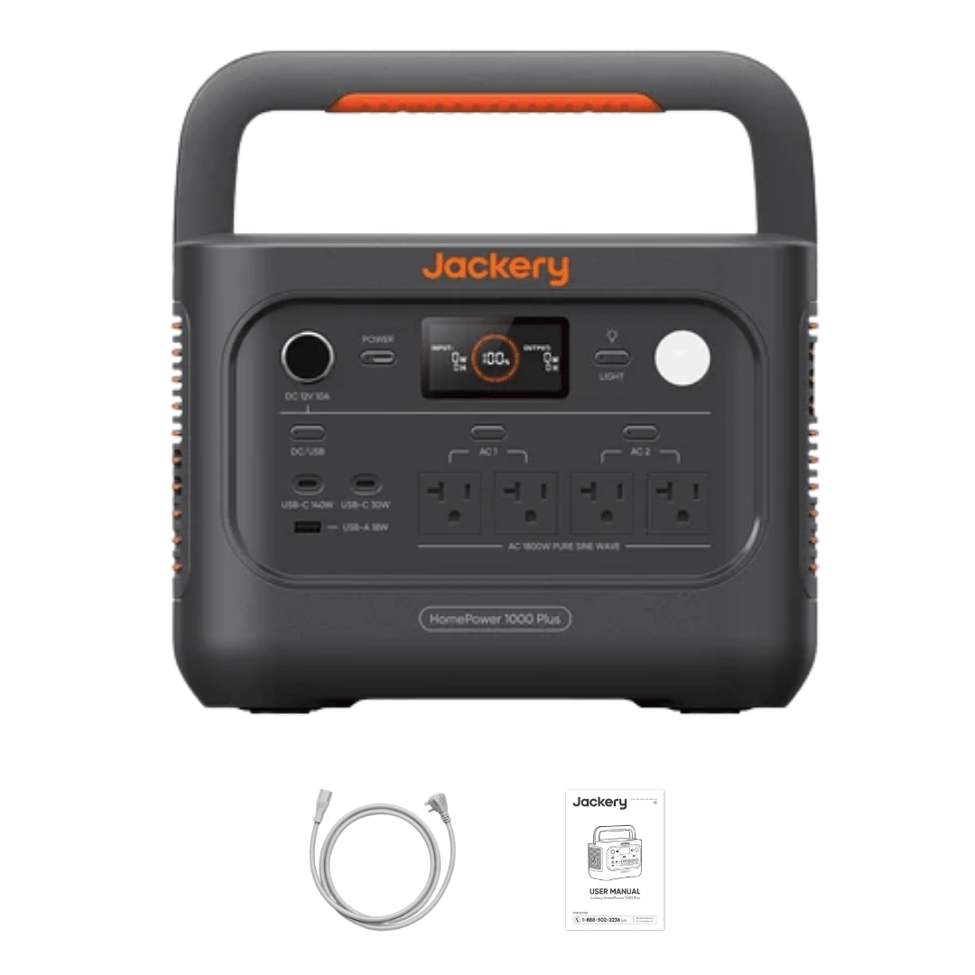 Jackery HomePower 1000 Plus v2 Solar Generator & Kits