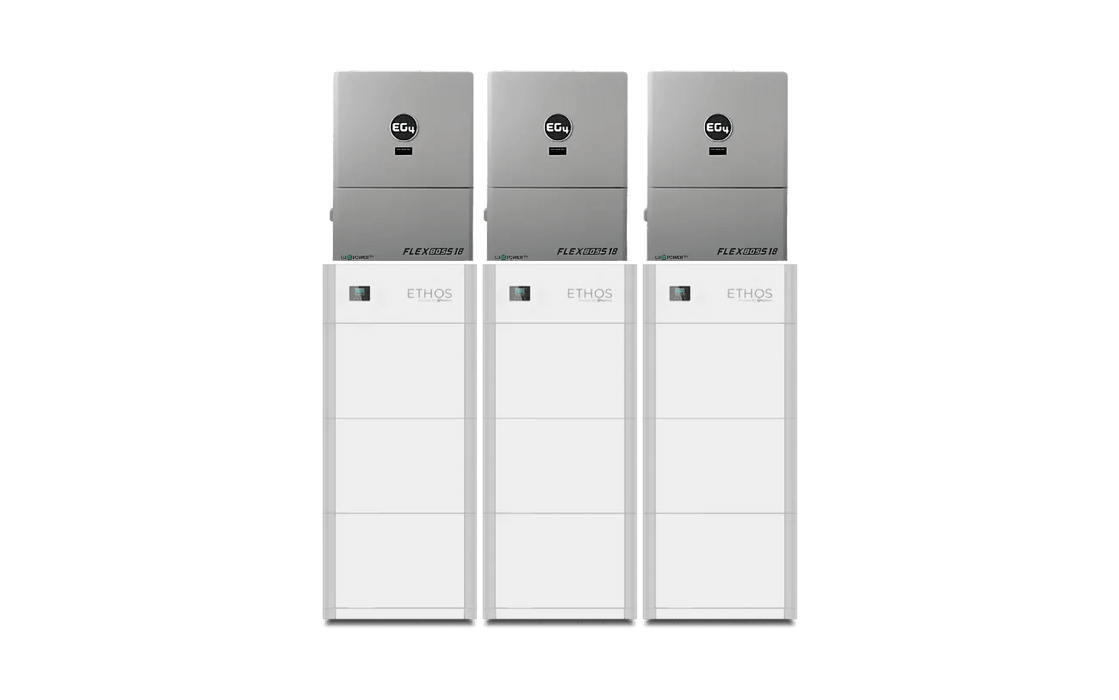 BigBattery ETHOS 48V LifePO4 Batteries + EG4 FlexBOSS18 13kW 48V Hybrid Solar Inverter - Off Grid Stores
