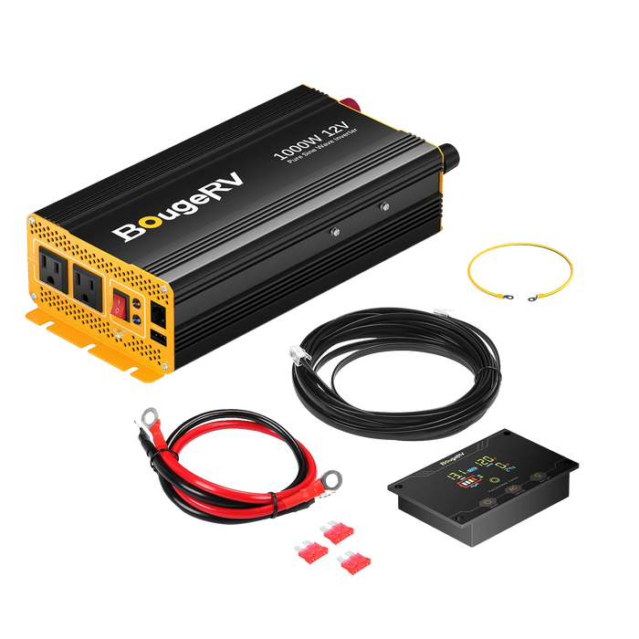 BougeRV 12V 200 Watt Flexible Solar System Kit