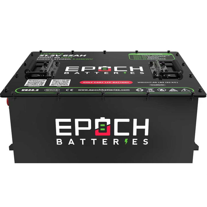 Epoch Batteries 48V 65Ah Golf Cart LiFePO4 Battery Complete Kit - Off Grid Stores