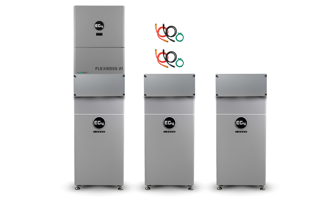 EG4 48V 314Ah WallMount Indoor Battery + FlexBOSS21 16kW Hybrid Inverter Kits