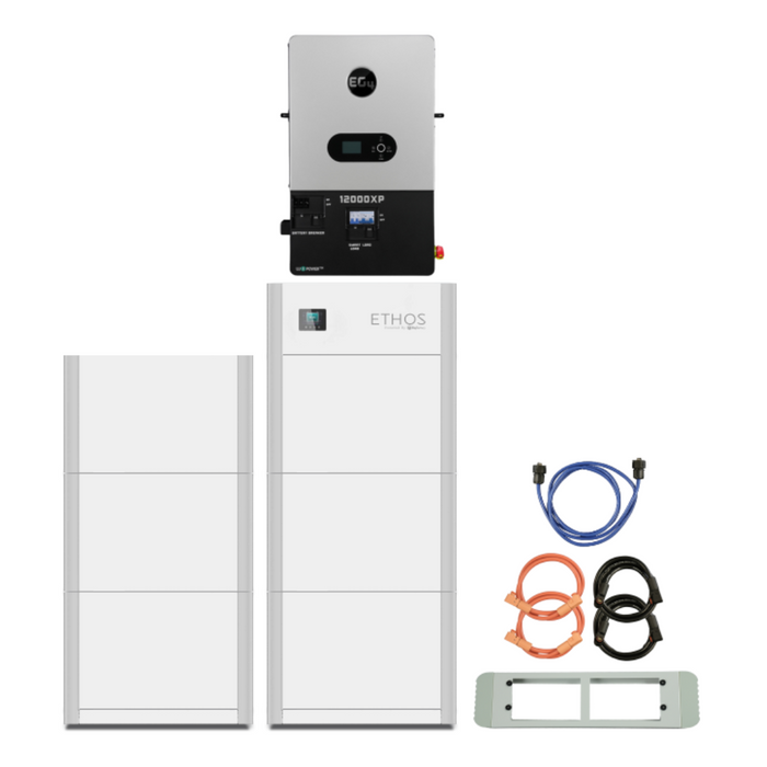 BigBattery ETHOS 48V LiFePO4 Batteries (20.48kWh-30.72kWh) + EG4 12000XP 12,000W 48V Split Phase Off-Grid Inverter