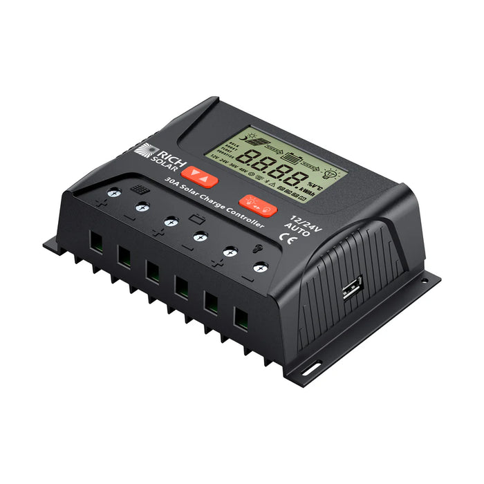 Rich Solar 30 Amp PWM Solar Charge Controller