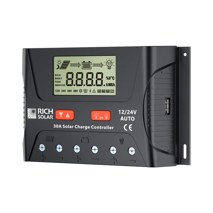 Rich Solar 30 Amp PWM Solar Charge Controller