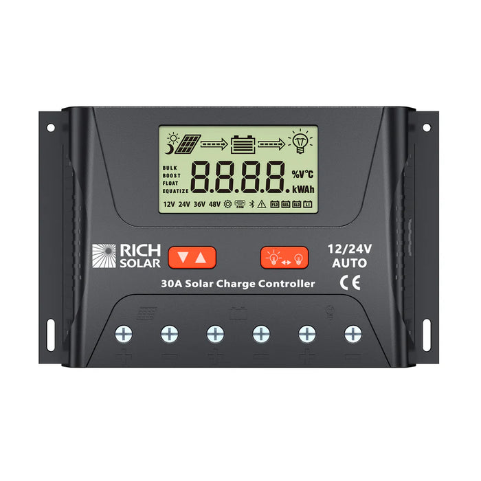 Rich Solar 30 Amp PWM Solar Charge Controller