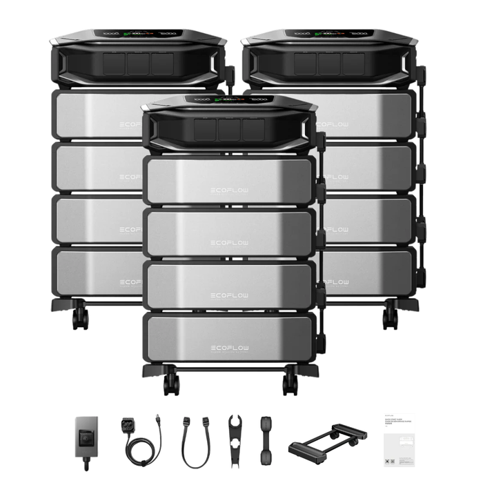 3 x EcoFlow DELTA Pro Ultra X Inverter + Batteries