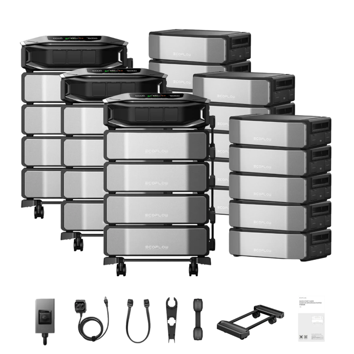 3 x EcoFlow DELTA Pro Ultra X Inverter + Batteries