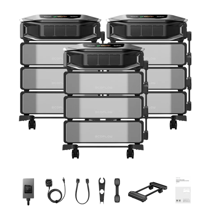 3 x EcoFlow DELTA Pro Ultra X Inverter + Batteries