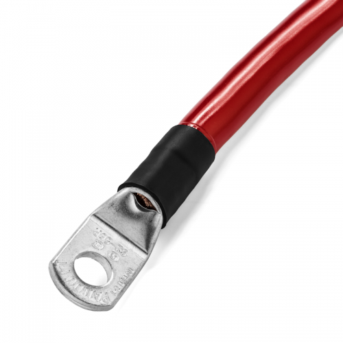 Spartan Power 2/0 AWG Red Pure Copper Terminated Inverter Battery Cable