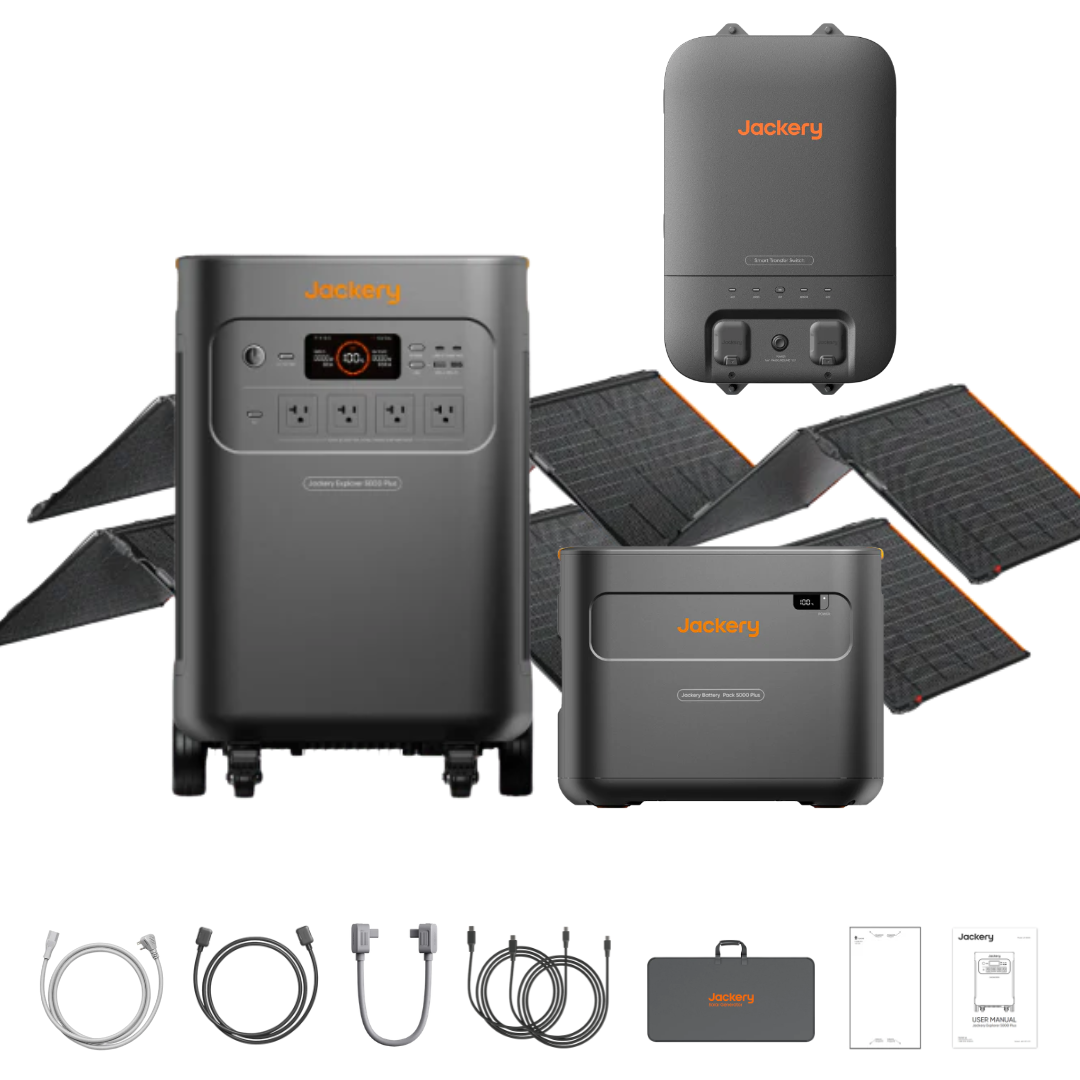 その他 taslloer plus Jackery Explorer 5000 Plus (10kWh) Solar Generator + 2 x SolarSaga