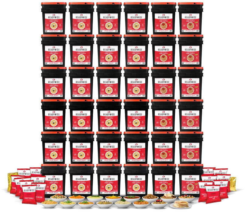 ReadyWise 4320 Servings of Long Term Emergency Food Supply