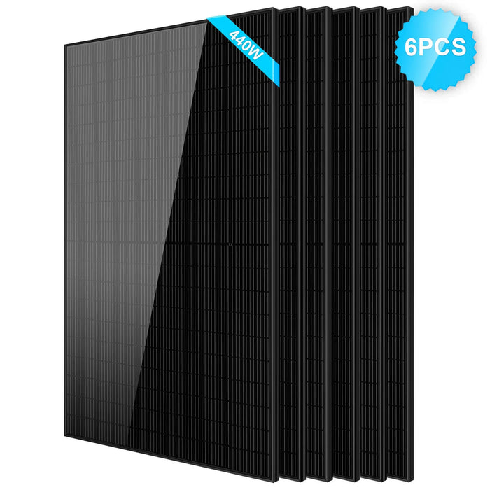 SunGoldPower 440W Monocrystalline Black PERC Solar Panel