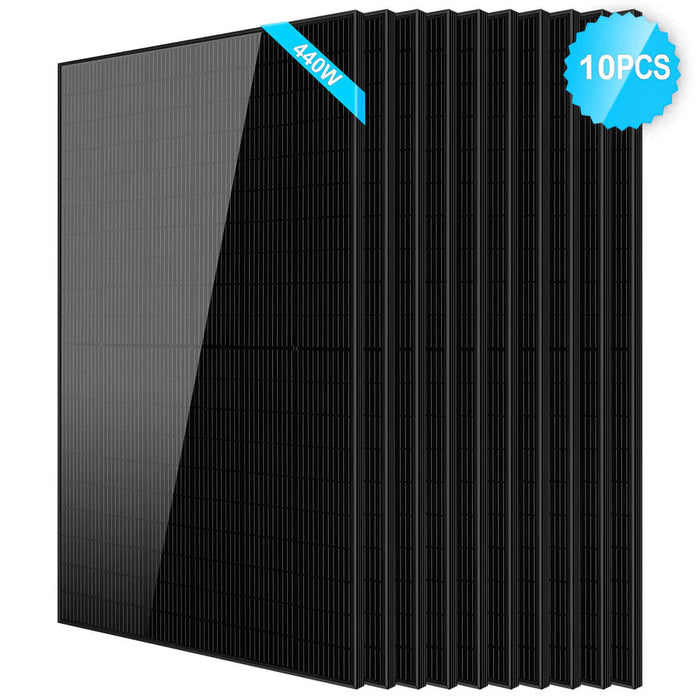 SunGoldPower 440W Monocrystalline Black PERC Solar Panel