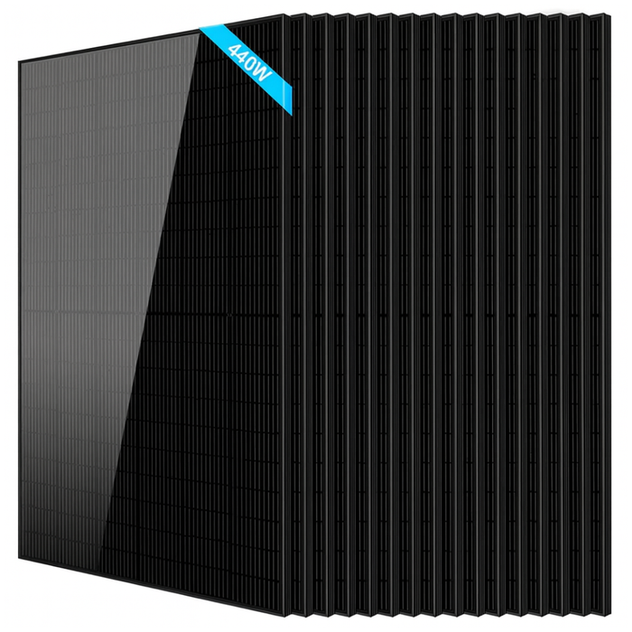 SunGoldPower 440W Monocrystalline Black PERC Solar Panel