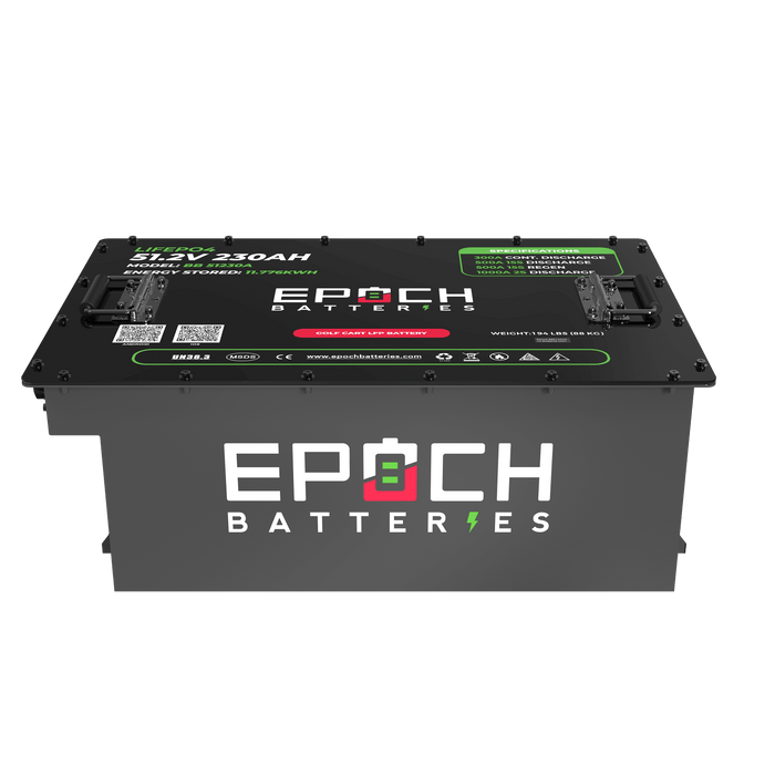 Epoch Batteries 48V 230Ah Golf Cart LiFePO4 Battery Complete Kit - Off Grid Stores