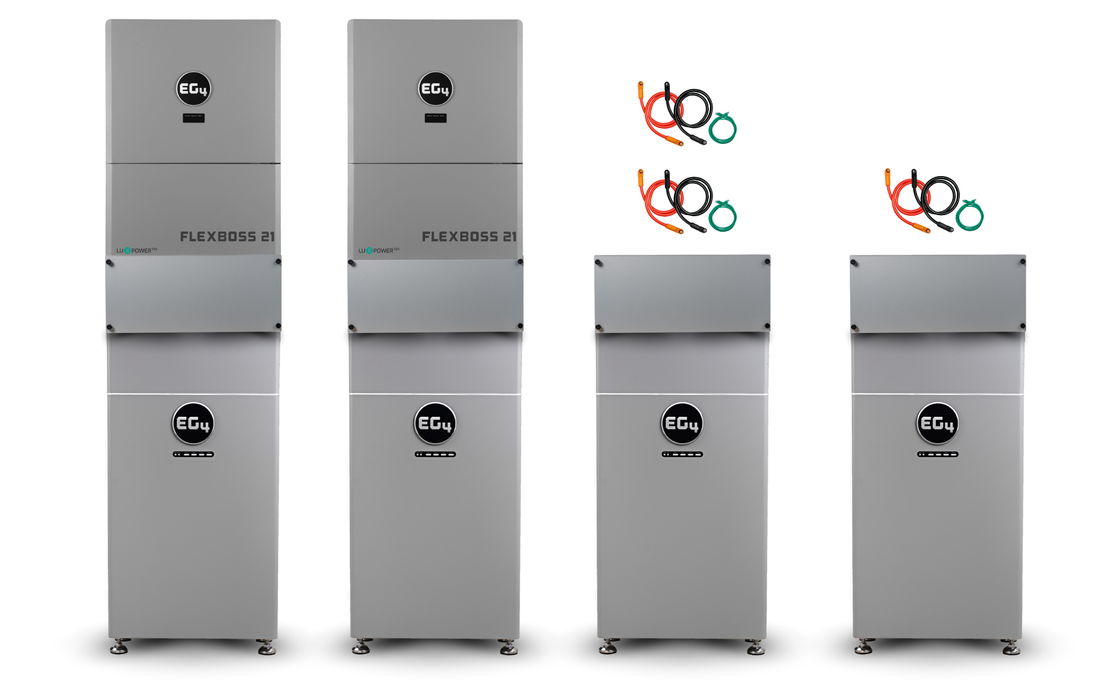 EG4 48V 314Ah WallMount Indoor Battery + FlexBOSS21 16kW Hybrid Inverter Kits