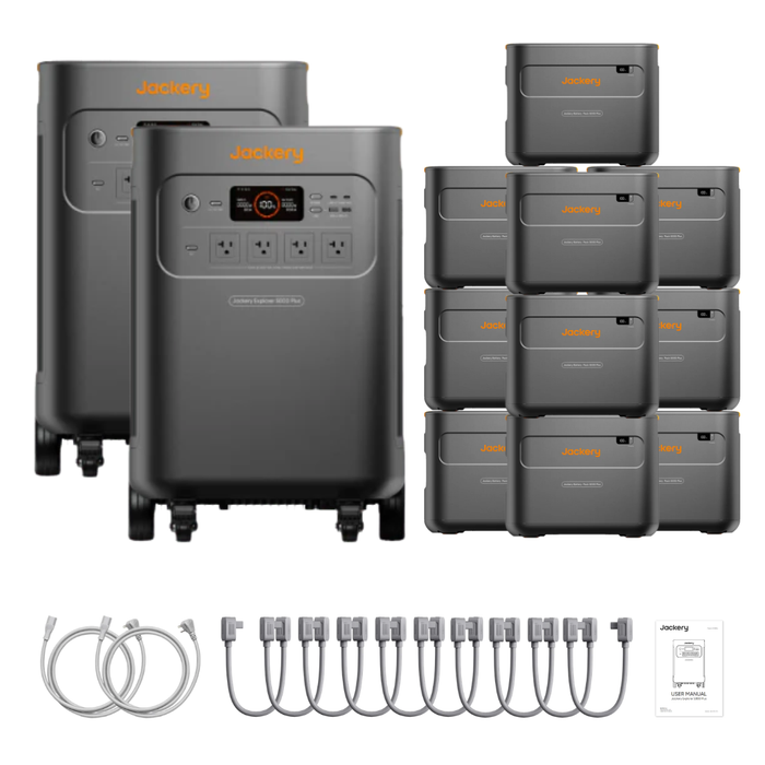 Jackery Explorer 5000 Plus Double Kit + Battery Pack 5000 Plus
