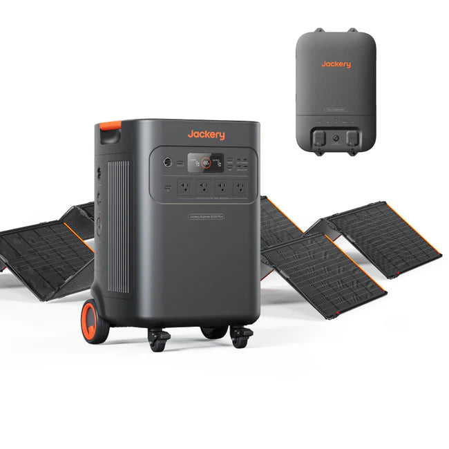 Jackery Explorer 5000 Plus Solar Generator + 2 x SolarSaga 500 X + Smart Transfer Switch