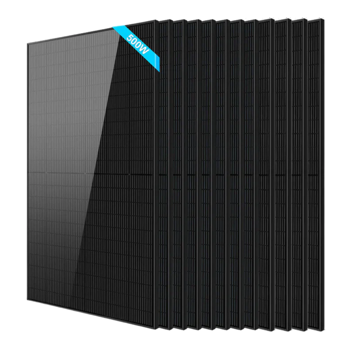 SunGoldPower 500W Monocrystalline Black PERC Solar Panel