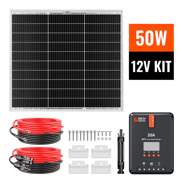 Rich Solar 50 Watt Solar Kit