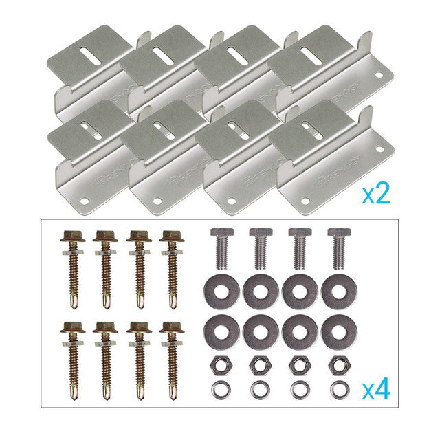 Renogy Solar Panel Mounting Z Brackets