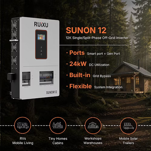 RUiXU 12kW Single/Split-Phase Off-Grid Inverter