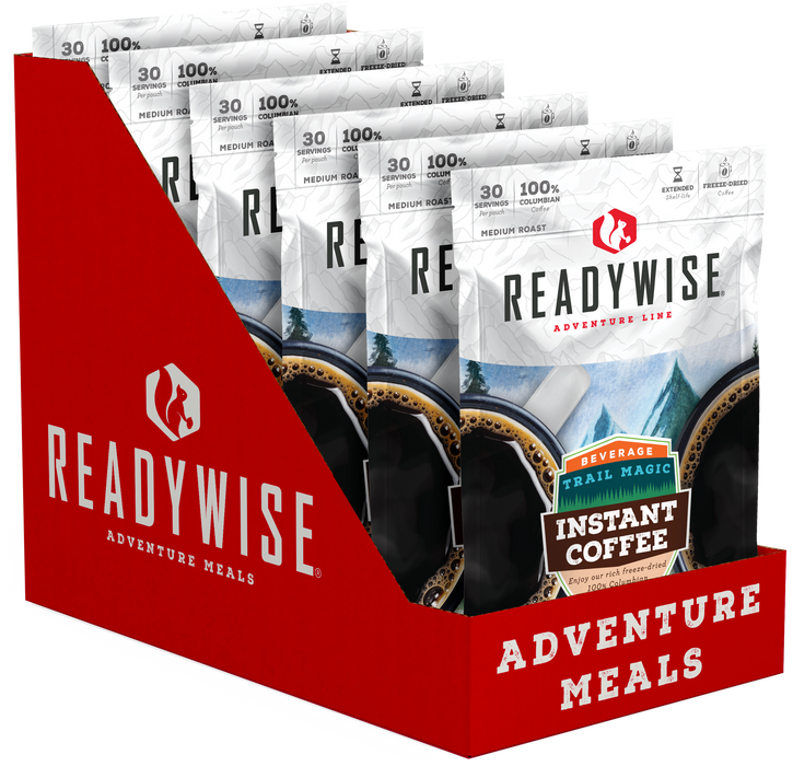 ReadyWise 6-Pack Case Trail Magic Coffee