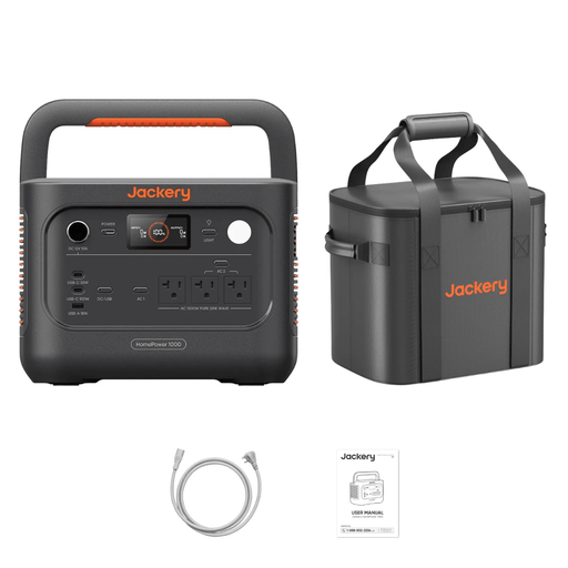 Jackery HomePower 1000 v2 Portable Power Station (Black) - Off Grid Stores