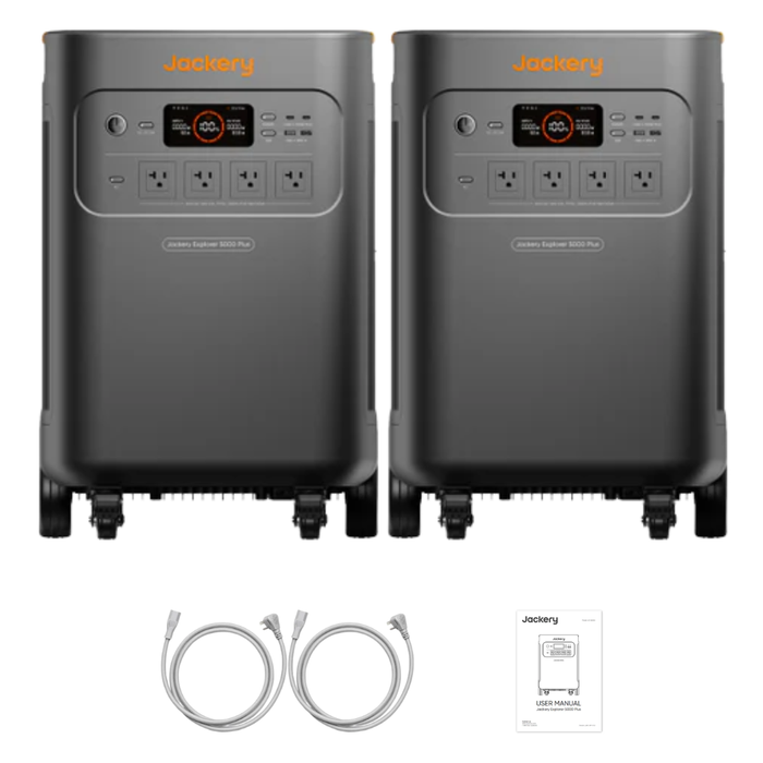 Jackery Explorer 5000 Plus Double Kit + Battery Pack 5000 Plus