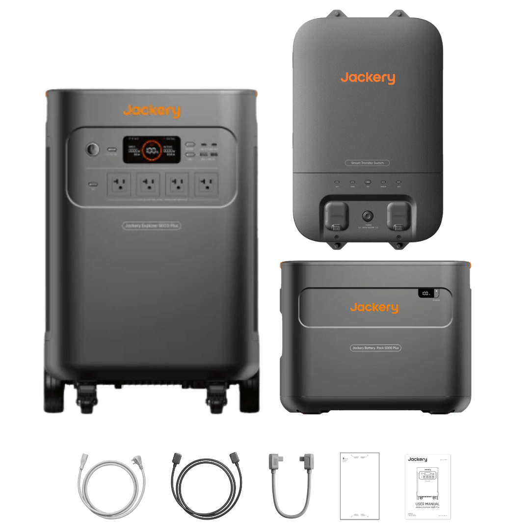 Jackery Explorer 5000 Plus (10kWh) + Smart Transfer Switch - Off
