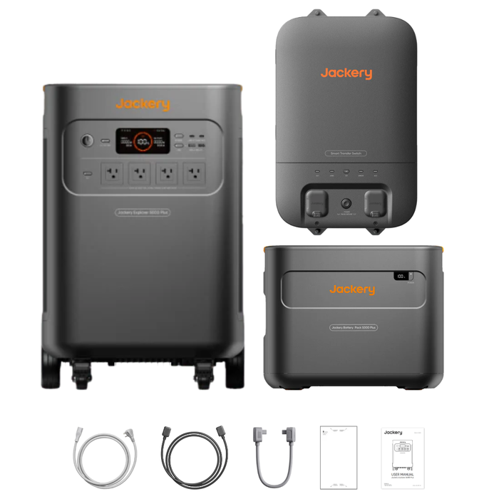 Jackery Explorer 5000 Plus (10kWh) + Smart Transfer Switch