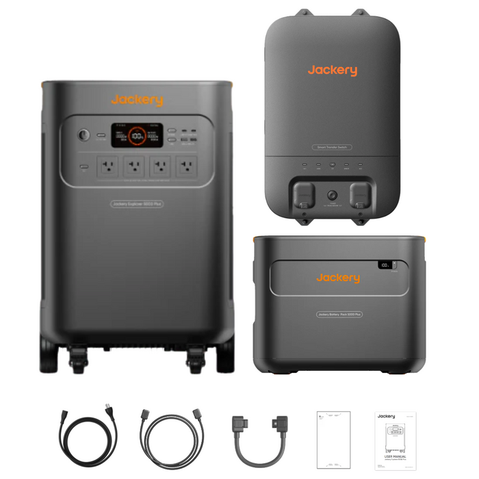 Jackery Explorer 5000 Plus (10kWh) + Smart Transfer Switch