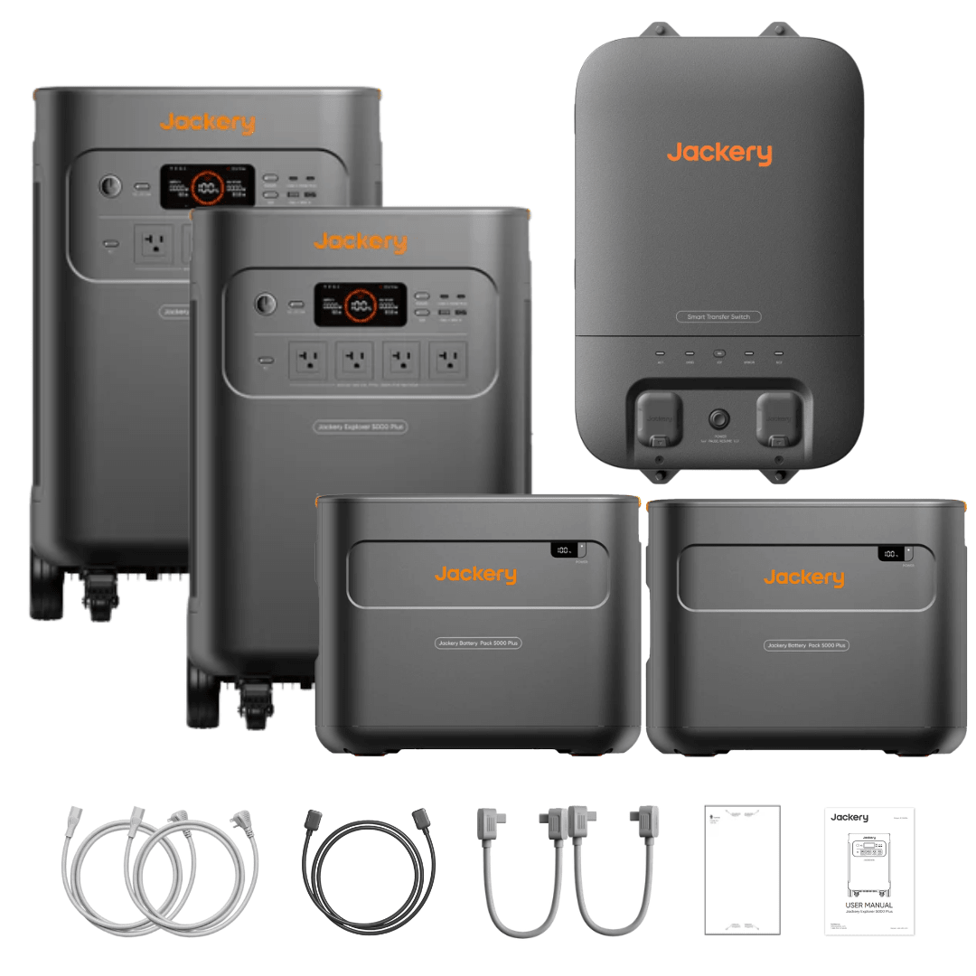 Jackery Whole-Home Backup Kit 5000 Plus (20kWh) - Off Grid Stores