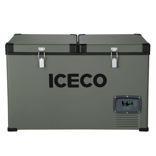 ICECO VL65 65L Dual Zone Portable Fridge Plug In Cooler for Car