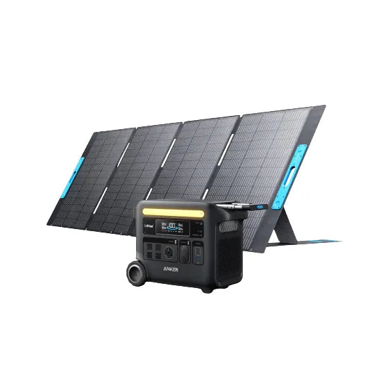 Anker SOLIX F2600 2560Wh 2400W Solar Generator + 400W Portable Solar Panel