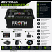 Epoch Batteries 48V 105Ah Golf Cart LiFePO4 Battery Complete Kit - Off Grid Stores