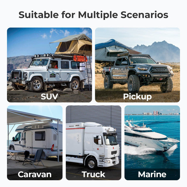 Renogy 12V/24V IP67 50A DC-DC Battery Charger with MPPT with Renogy ONE Core