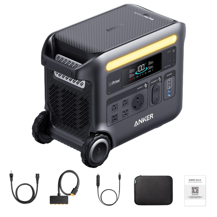 Anker SOLIX F2600 Portable Power Station - 2560Wh｜2400W | WiFi Remote Control