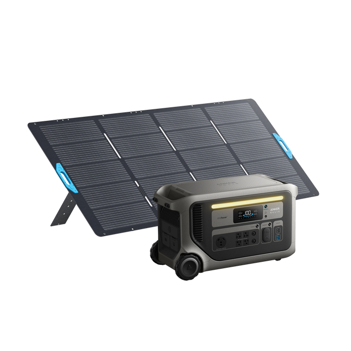 Anker SOLIX F3000 Solar Generator+ 400W Portable Solar Panel Kits