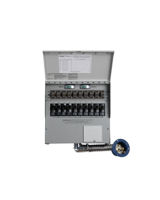 Anker 10-Circuit Manual Transfer Switch (120V/240V, 30 Amp, 10-Circuit Transfer Switch + Cable, For F3800 Plus & 2 × F3000)