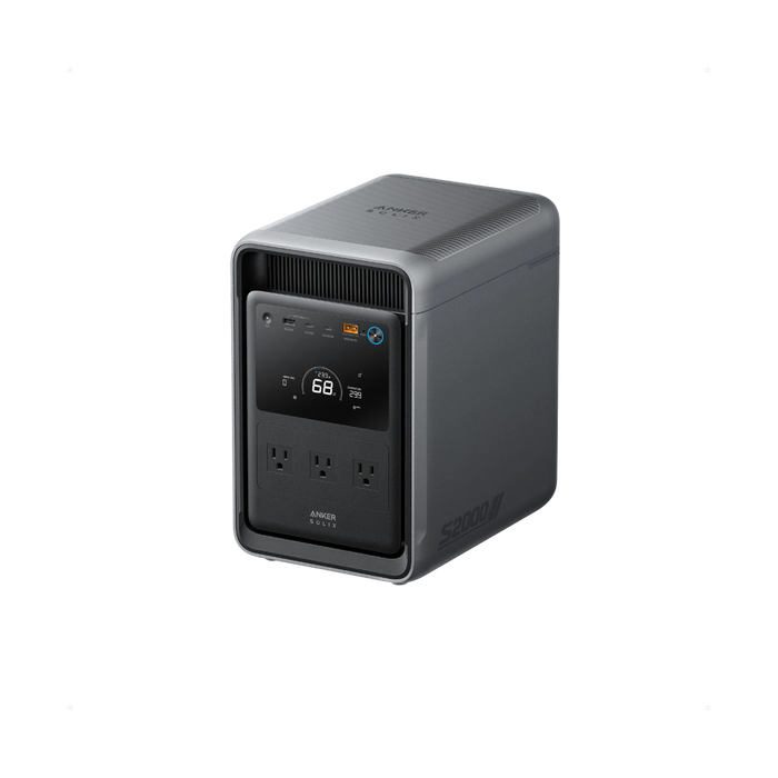 Anker SOLIX S2000 Portable Power Station + Custom Solar Panel Bundle Option