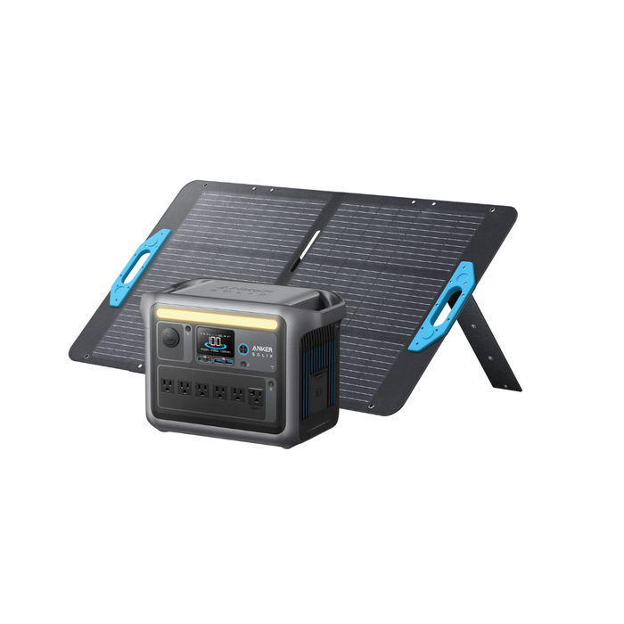 Anker SOLIX C1000X Solar Generator + 100W Solar Panel