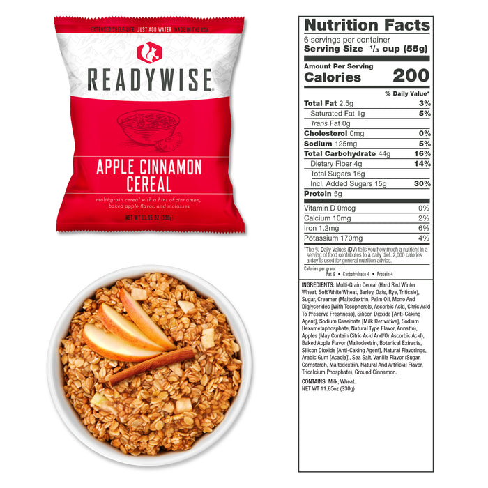 ReadyWise 240 Serving Package of Long Term Emergency Food Supply