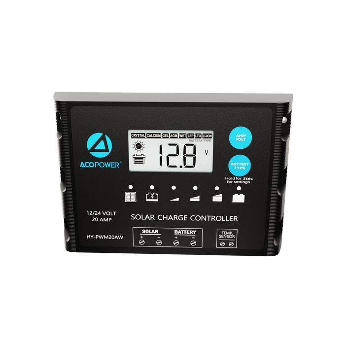 ACOPOWER ProteusX 20A PWM Charge Controller