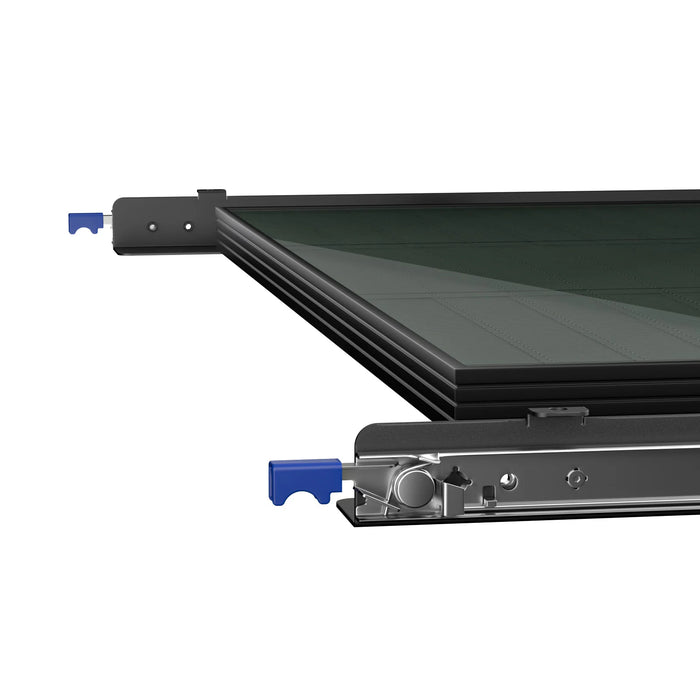 BougeRV Modular Roof Rack Platform With Slidable Solar Panel Bracket + 1 x 75W CIGS Solar Panel