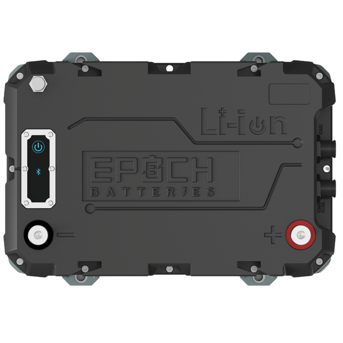 Epoch Batteries 12V 50Ah Bluetooth Heating Waterproof LiFePO4 Battery